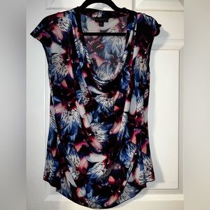 Multi-color Cow-Neck gorgeous shirt